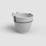 Image de POT CAPRI CAMPANA BALCON RE KIT 20 MA GRIS CLAIR