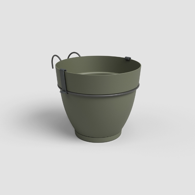 Image de POT CAPRI CAMPANA BALCON RE KIT 20 MA VERT CENDRÉ