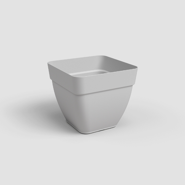 Image de POT CAPRI CAMPANA CARRÉ 37 MA GRIS CLAIR