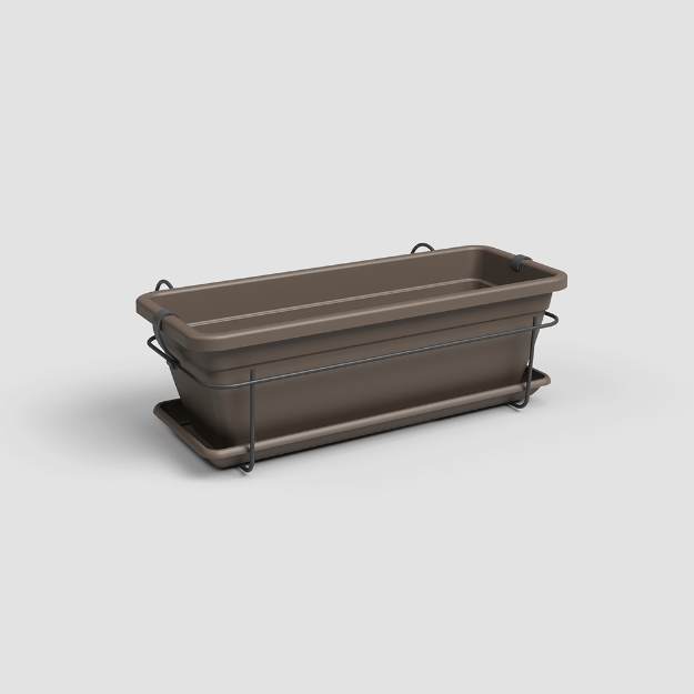 Image de JARDINIÈRE VENEZIA BALCON KIT 50 MA BRONZE