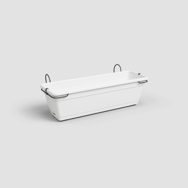 Image de JARDINIÈRE VENEZIA BALCON RE KIT 50 MA BLANC