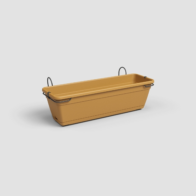 Image de JARDINIÈRE VENEZIA BALCON RE KIT 50 MA JAUNE M.