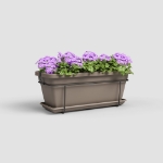 Image de JARDINIÈRE VENEZIA L BALCON KIT 60 MA TAUPE