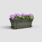 Image de JARDINIÈRE VENEZIA L BALCON KIT 60 MA VERT SEC