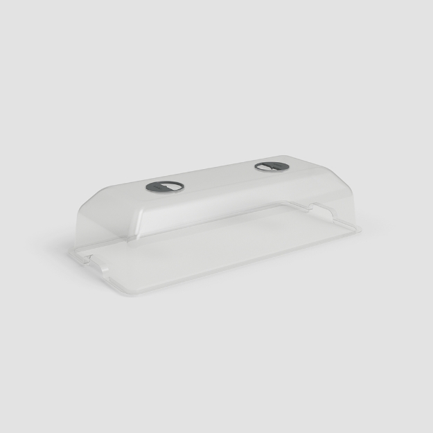 Image de COUVERCLE TABLE CULTURE VENEZIA 100 BR TRANSPARENT