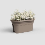 Image de JARDINIÈRE VENEZIA BALCON 60 MA TAUPE
