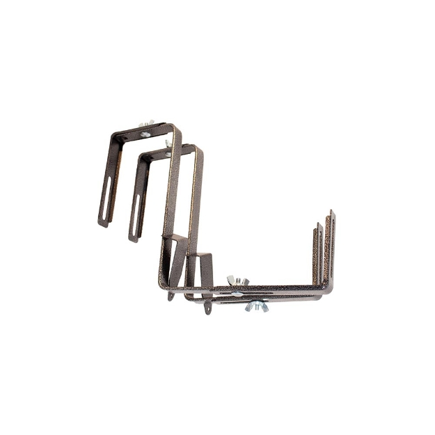 Image de SUPPORTS EN FER PLATS RÉG. BALCON GRIS M.