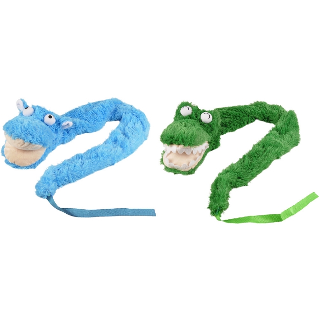 Image de JCHIEN WAWEL EN PELUCHE VERT/BLEU 110CM