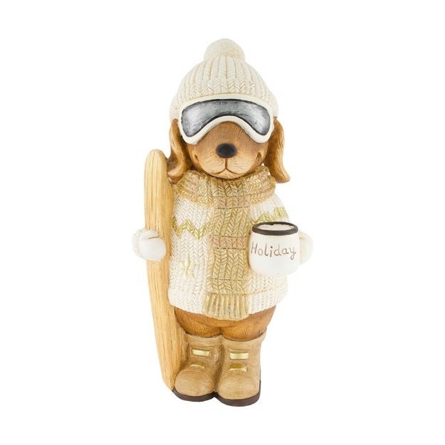 Image de Figurine chien debout  magnésium  - Dijk
