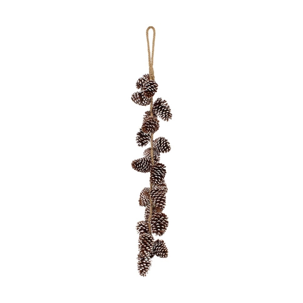 Image de Pomme de pin à suspendre brun foncé 90cm - Dijk