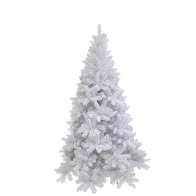 Image de Tuscan sapin de noel blanc TIPS 812 - h215xd135cm