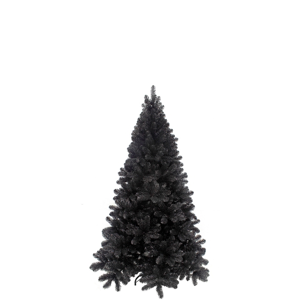 Image de Tuscan sapin de noel noir TIPS 392 - h155xd99cm