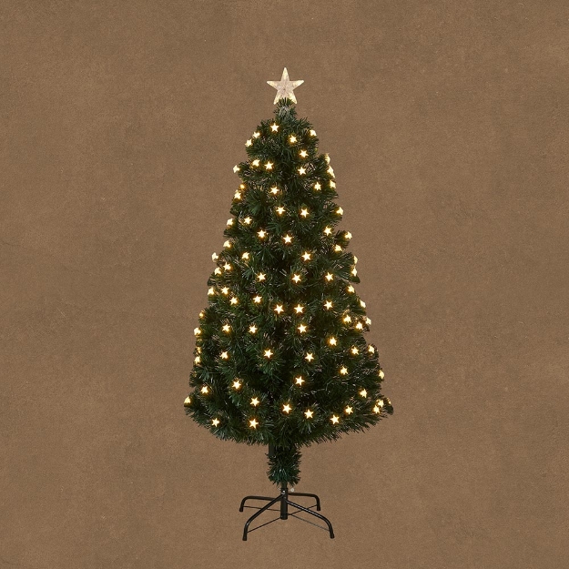 Image de Mercury arbre fibre optic vert blanc chaud 135led 8 function controller - h120xd55cm