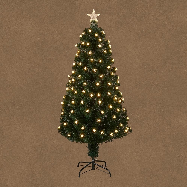 Image de Mercury arbre fibre optic vert blanc chaud 225led 8 function controller - h180xd75cm