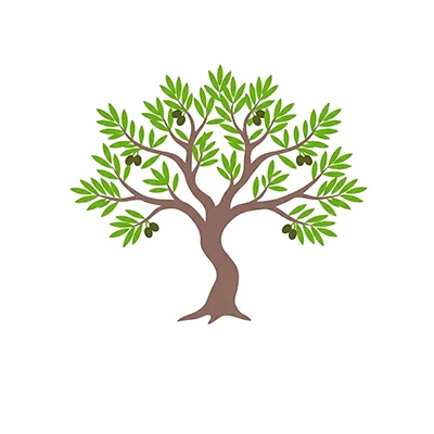 Icône d’arbre vert symbolisant des plantes naturelles éligibles aux éco-chèques