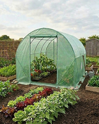 Serre de jardin 3x3 mètres à structure renforcée