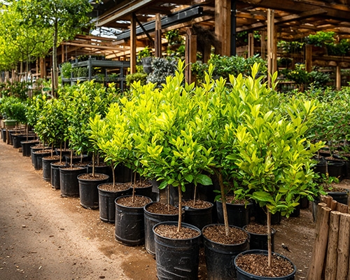 Une belle promo sur tous les fruitiers en jardinerie.